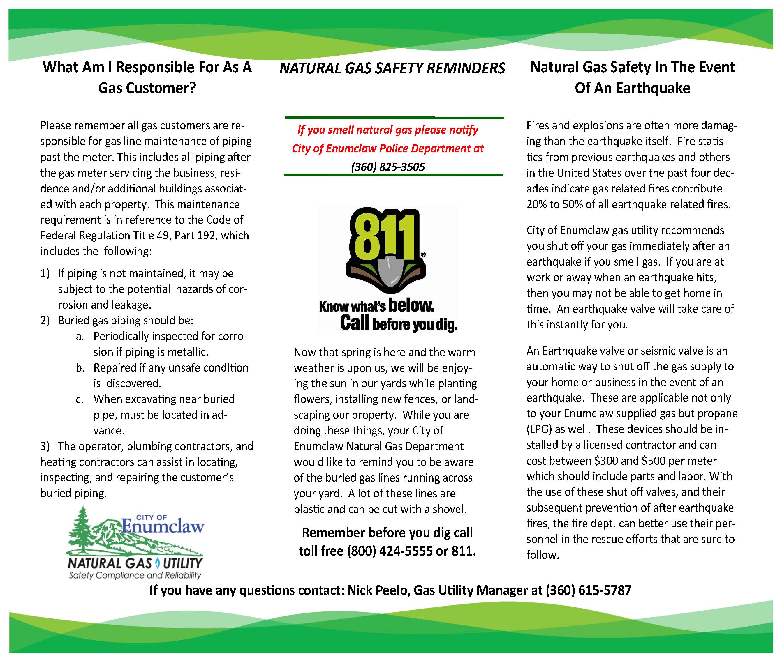 Natural Gas Spring Notice 031522