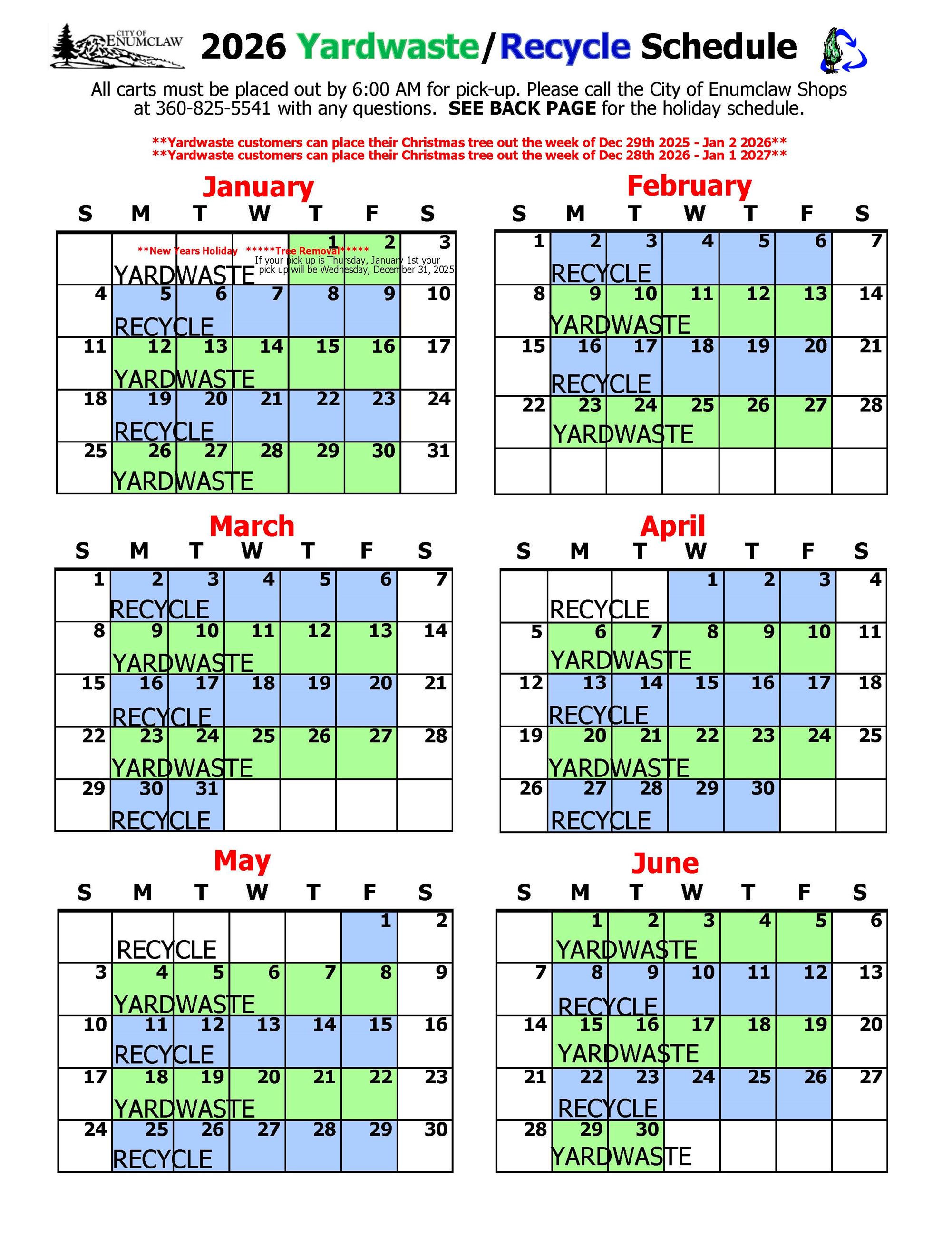 2026- CALENDAR - Recycle-Yard Waste_Page_1
