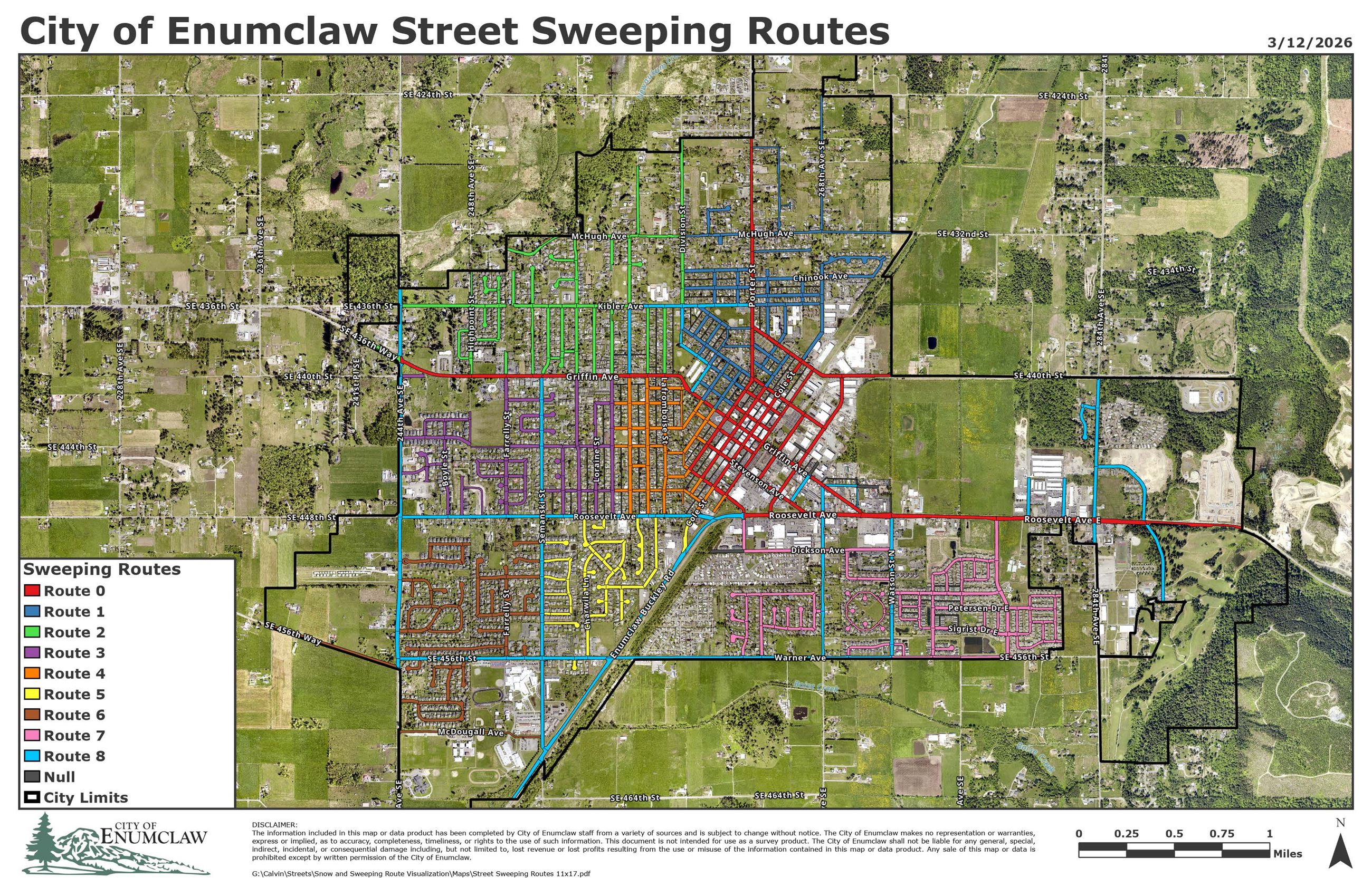 Street Sweeping Routes