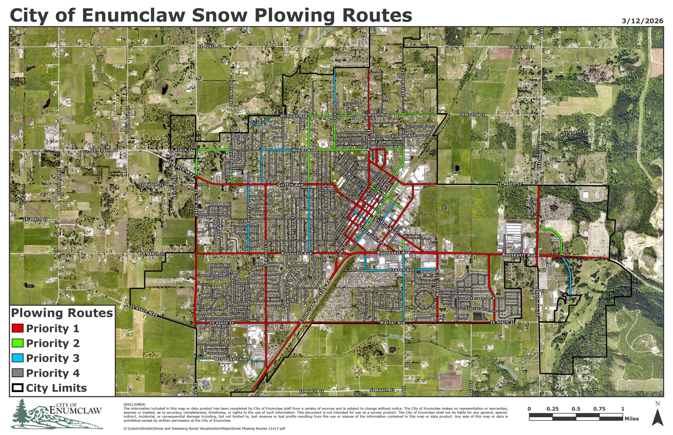 Snow Plowing Routes